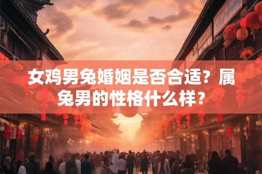 女鸡男兔婚姻是否合适？属兔男的性格什么样？