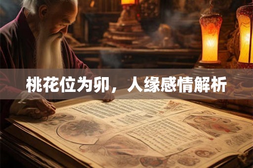 桃花位为卯，人缘感情解析