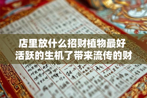 店里放什么招财植物最好 活跃的生机了带来流传的财运