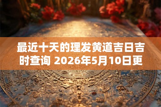 最近十天的理发黄道吉日吉时查询 2026年5月10日更新