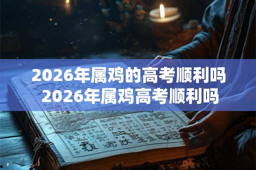 2026年属鸡的高考顺利吗 2026年属鸡高考顺利吗