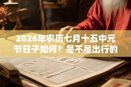 2026年农历七月十五中元节日子如何？是不是出行的好日子？