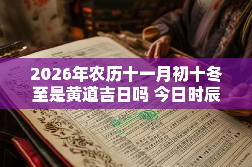 2026年农历十一月初十冬至是黄道吉日吗 今日时辰吉凶详细查询