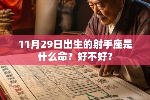 11月29日出生的射手座是什么命？好不好？