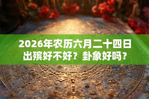 2026年农历六月二十四日出殡好不好?卦象好吗? 2026年农历六月二十四日出殡好不好?卦象好吗?