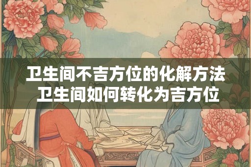 卫生间不吉方位的化解方法 卫生间如何转化为吉方位