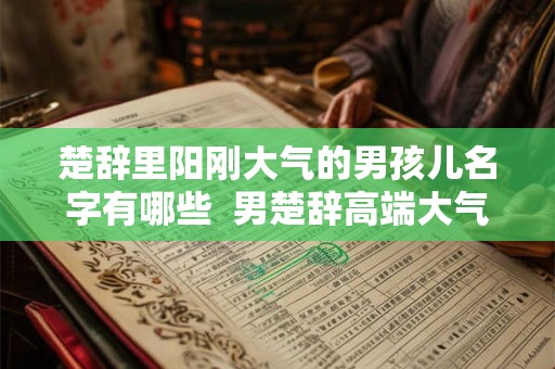 楚辞里阳刚大气的男孩儿名字有哪些  男楚辞高端大气名字