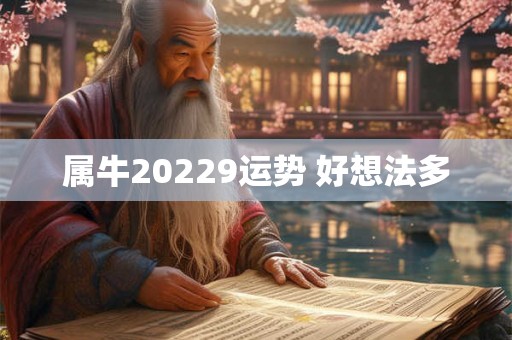 属牛20229运势 好想法多 属牛20229运势 好想法多