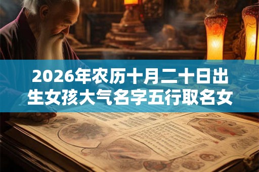 2026年农历十月二十日出生女孩大气名字五行取名女孩