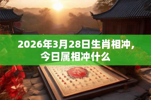 2026年3月28日生肖相冲,今日属相冲什么