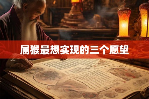 属猴最想实现的三个愿望