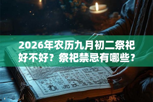 2026年农历九月初二祭祀好不好？祭祀禁忌有哪些？