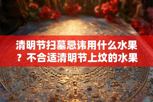 清明节扫墓忌讳用什么水果？不合适清明节上坟的水果？
