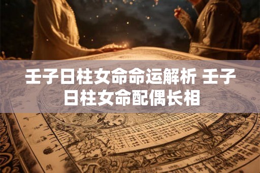 壬子日柱女命命运解析 壬子日柱女命配偶长相