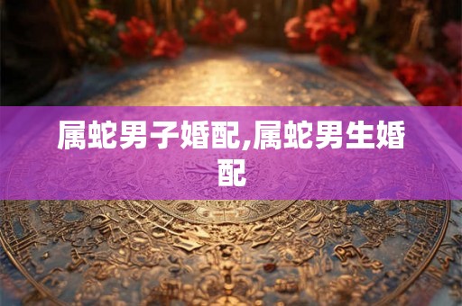 属蛇男子婚配,属蛇男生婚配