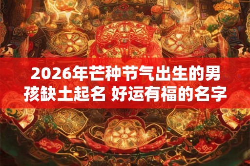2026年芒种节气出生的男孩缺土起名 好运有福的名字介绍 2026年芒种节气出生的男孩缺土起名 好运有福的名字介绍