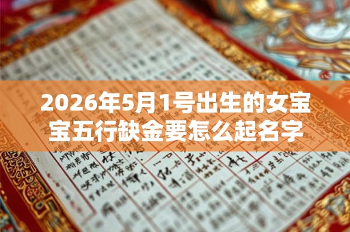 2026年5月1号出生的女宝宝五行缺金要怎么起名字