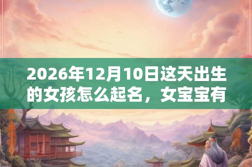 2026年12月10日这天出生的女孩怎么起名,女宝宝有意义的名字 2026年12月10日这天出生的女孩怎么起名,女宝宝有意义的名字