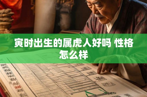寅时出生的属虎人好吗 性格怎么样
