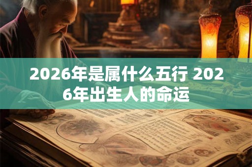 2026年是属什么五行 2026年出生人的命运 2026年是属什么五行 2026年出生人的命运