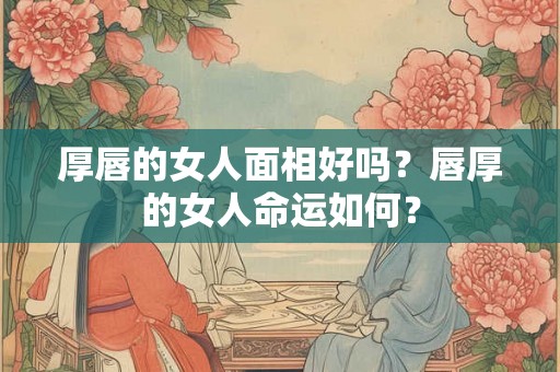 厚唇的女人面相好吗？唇厚的女人命运如何？