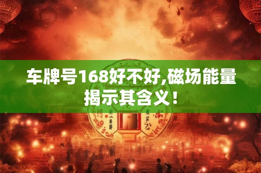 车牌号168好不好,磁场能量揭示其含义！