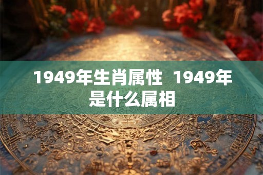 1949年生肖属性  1949年是什么属相