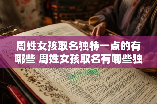 周姓女孩取名独特一点的有哪些 周姓女孩取名有哪些独特之处 周姓女孩取名独特一点的有哪些 周姓女孩取名有哪些独特之处