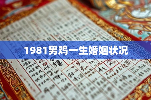 1981男鸡一生婚姻状况