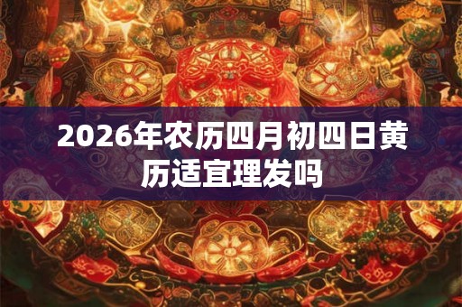 2026年农历四月初四日黄历适宜理发吗 2026年农历四月初四日黄历适宜理发吗