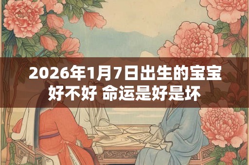 2026年1月7日出生的宝宝好不好 命运是好是坏 2026年1月7日出生的宝宝好不好 命运是好是坏