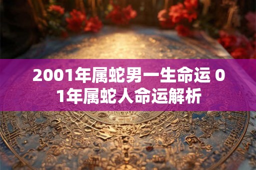 2001年属蛇男一生命运 01年属蛇人命运解析 2001年属蛇男一生命运 01年属蛇人命运解析