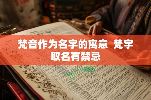 梵音作为名字的寓意  梵字取名有禁忌