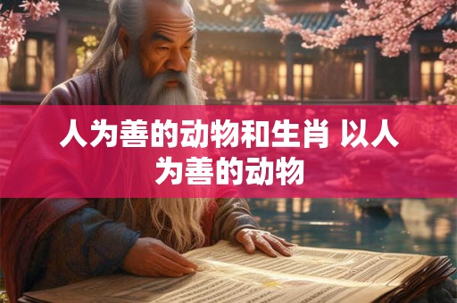 人为善的动物和生肖 以人为善的动物