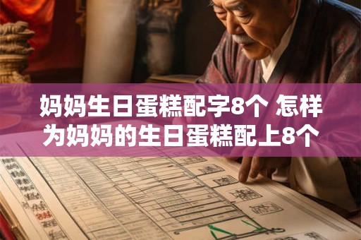 妈妈生日蛋糕配字8个 怎样为妈妈的生日蛋糕配上8个字的祝福 妈妈生日蛋糕配字8个 怎样为妈妈的生日蛋糕配上8个字的祝福