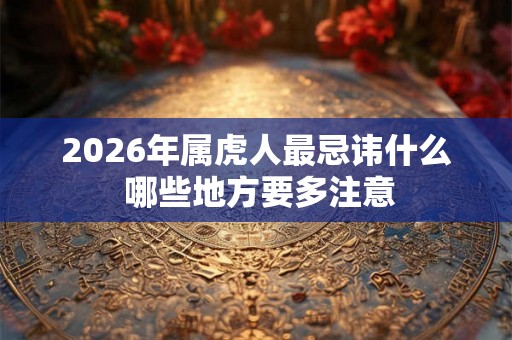 2026年属虎人最忌讳什么 哪些地方要多注意