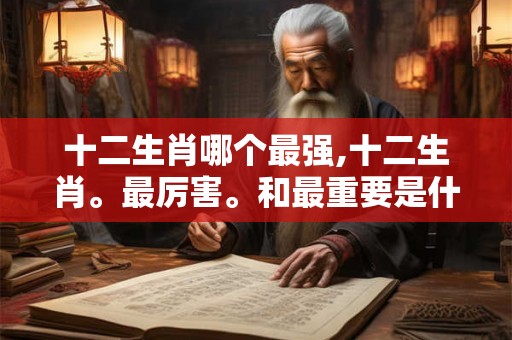 十二生肖哪个最强,十二生肖。最厉害。和最重要是什么生肖