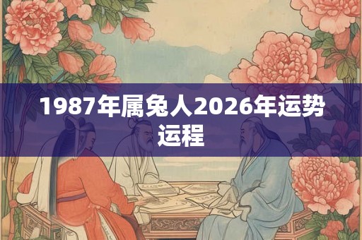 1987年属兔人2026年运势运程 1987年属兔人2026年运势运程