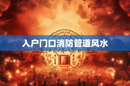 入户门口消防管道风水