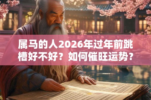属马的人2026年过年前跳槽好不好？如何催旺运势？