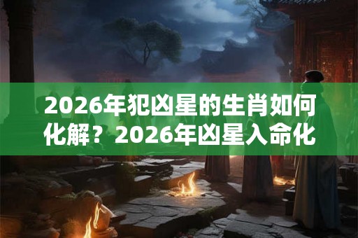 2026年犯凶星的生肖如何化解？2026年凶星入命化解办法