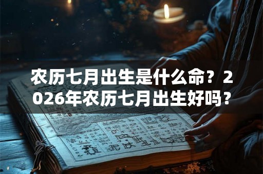 农历七月出生是什么命?2026年农历七月出生好吗? 农历七月出生是什么命?2026年农历七月出生好吗?