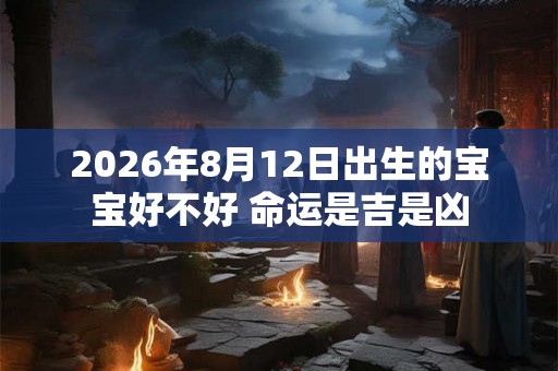 2026年8月12日出生的宝宝好不好 命运是吉是凶