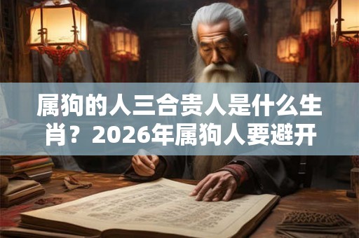 属狗的人三合贵人是什么生肖？2026年属狗人要避开什么方位？