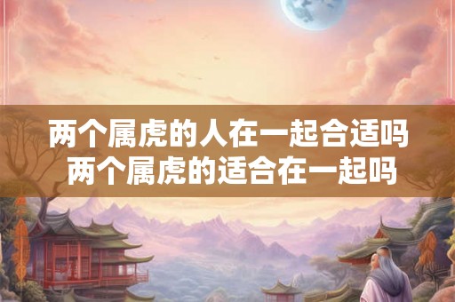 两个属虎的人在一起合适吗 两个属虎的适合在一起吗