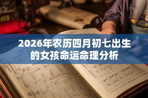 2026年农历四月初七出生的女孩命运命理分析