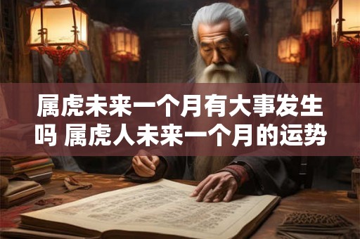 属虎未来一个月有大事发生吗 属虎人未来一个月的运势如何