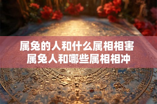 属兔的人和什么属相相害 属兔人和哪些属相相冲