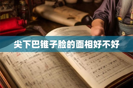 尖下巴锥子脸的面相好不好