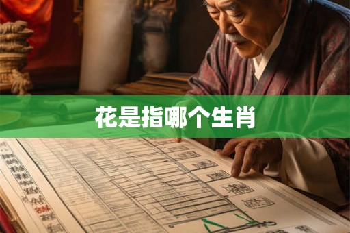 花是指哪个生肖